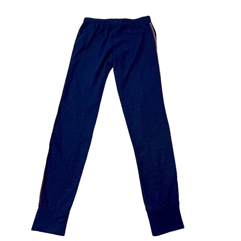 Scotch and Soda Blue Shimmery Jogger Pants Rick Rack Side Seam Kids Size 16 NWT - Picture 2 of 12